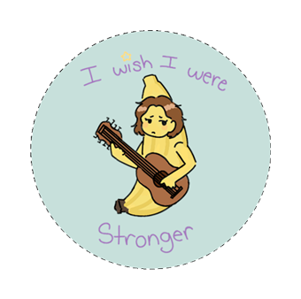 Banana Hazel Sticker