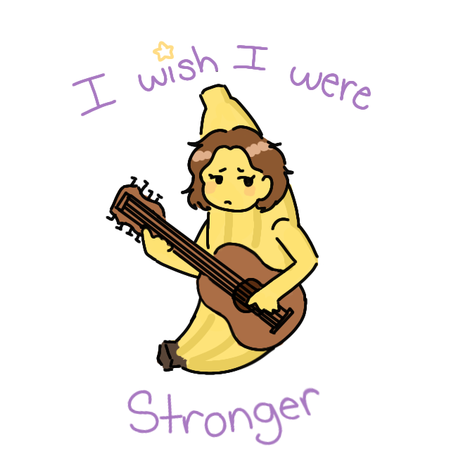 Banana Hazel Sticker
